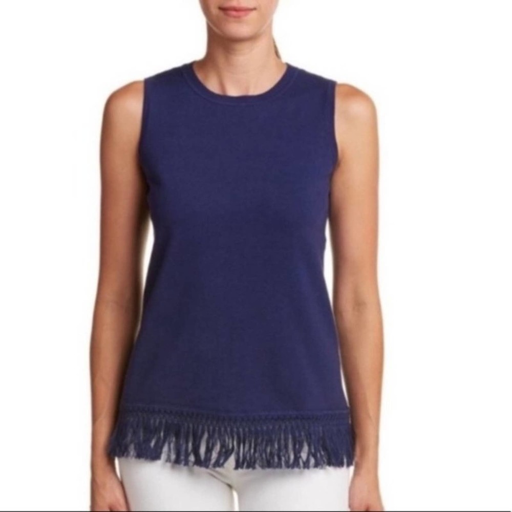 NWT Sail to Sable fringe sleeveless top
